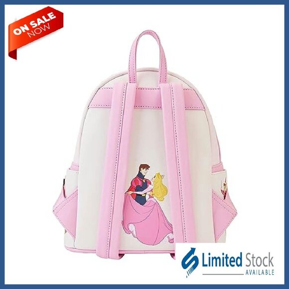 Vegan Leather Mini Backpack with Adjustable Straps and Side Pockets